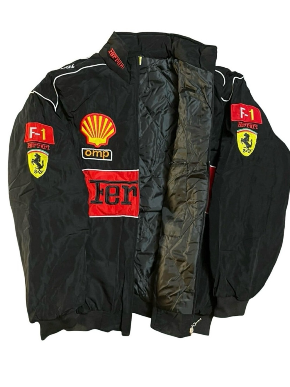 Black Ferrari Jacket - Picture 2 of 3